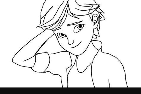 🐱Como Dibujar a Adrien Agreste 🐱📝 | •Miraculous: Aprender a Dibujar Fácil, dibujos de A Adrien De Ladybug, como dibujar A Adrien De Ladybug paso a paso para colorear