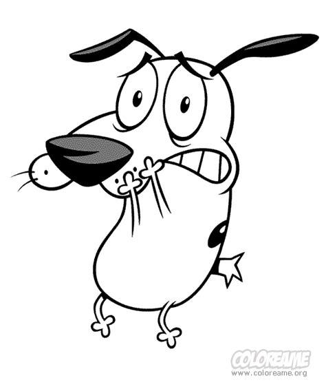 Dibujo de Agallas. el perro cobarde - Dibujos para colorear: Aprende a Dibujar Fácil con este Paso a Paso, dibujos de A Agallas El Perro Cobarde, como dibujar A Agallas El Perro Cobarde para colorear e imprimir