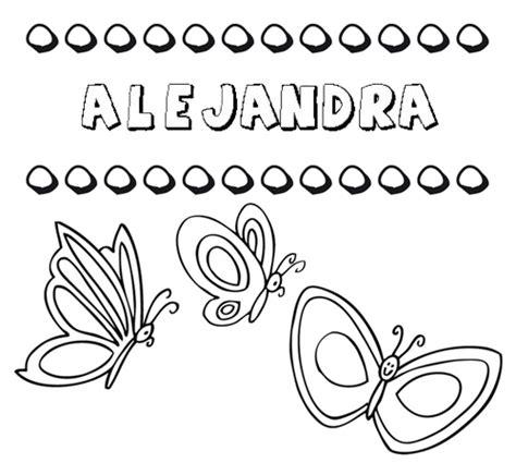 Alejandra: origen y significado del nombre para niña: Dibujar y Colorear Fácil, dibujos de A Alejandrita, como dibujar A Alejandrita para colorear e imprimir