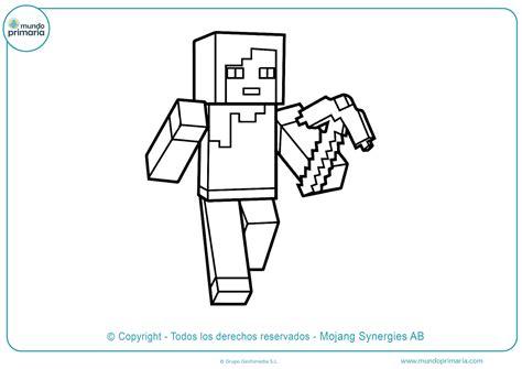 Dibujos de Minecraft para Colorear 【Imprimir y Descargar】: Dibujar y Colorear Fácil con este Paso a Paso, dibujos de A Alex De Minecraft, como dibujar A Alex De Minecraft para colorear