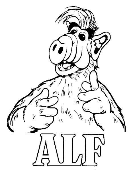 Alf Dibujos Para Colorear - Dibujos1001.com: Dibujar Fácil, dibujos de A Alf, como dibujar A Alf para colorear e imprimir