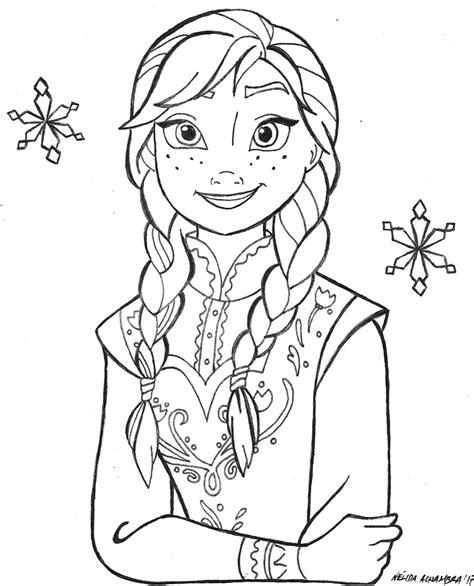 Anna Frozen Para Colorear / Frozen - Anna 02 Coloring Page: Aprender como Dibujar y Colorear Fácil, dibujos de A Ana, como dibujar A Ana paso a paso para colorear