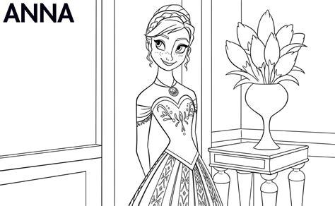 Dibujos de Ana Frozen para colorear - Rincon Util: Aprende como Dibujar y Colorear Fácil, dibujos de A Ana De Frozen, como dibujar A Ana De Frozen para colorear e imprimir