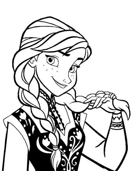 Dibujos de Frozen Anna para colorear - Rincon Util: Dibujar Fácil con este Paso a Paso, dibujos de A Ana De Frozen, como dibujar A Ana De Frozen paso a paso para colorear
