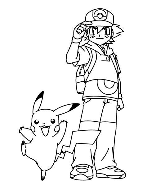 Dibujos Para Colorear De Pikachu Y Ash: Aprende como Dibujar Fácil, dibujos de A Ash Ketchum, como dibujar A Ash Ketchum paso a paso para colorear