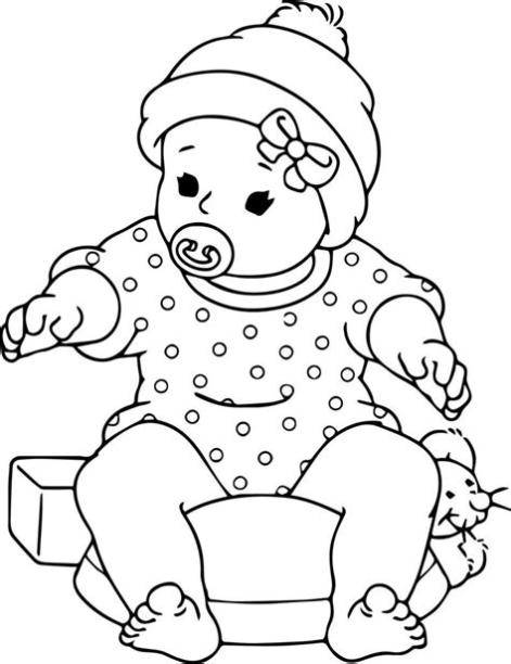 Dibujos de Bebés para colorear - Colorear24.com: Aprende a Dibujar y Colorear Fácil, dibujos de A Baby, como dibujar A Baby para colorear
