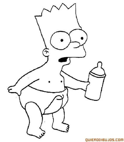 Bebe-Bart-para-colorear.jpg (700×800) (con imágenes: Dibujar Fácil, dibujos de A Bart, como dibujar A Bart para colorear