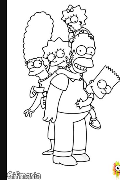 Dibujo de Familia Simspon para Colorear | Family coloring: Dibujar Fácil con este Paso a Paso, dibujos de A Bart Simpson Completo, como dibujar A Bart Simpson Completo para colorear e imprimir