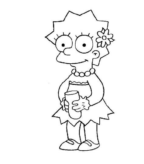 DIBUJOS PARA COLOREAR DE LISA SIMPSON GRATIS PARA NIÑOS: Dibujar y Colorear Fácil, dibujos de A Bart Simpson Completo, como dibujar A Bart Simpson Completo paso a paso para colorear