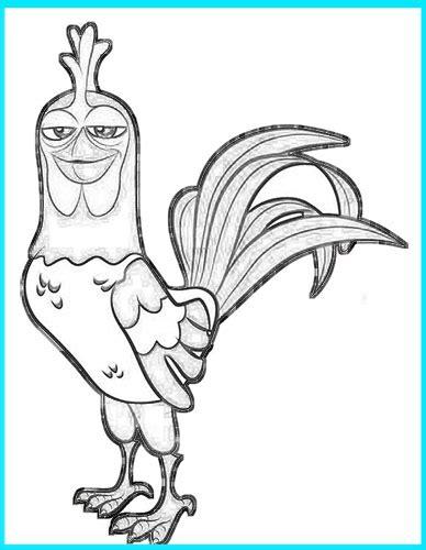 La Granja de Zenon Dibujos para Colorear | Todo Peques: Aprender como Dibujar Fácil, dibujos de A Bartolito El Gallo, como dibujar A Bartolito El Gallo para colorear e imprimir