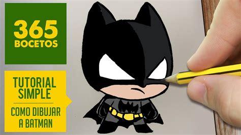 COMO DIBUJAR BATMAN KAWAII PASO A PASO - Kawaii facil: Dibujar Fácil, dibujos de A Batman Kawaii, como dibujar A Batman Kawaii para colorear