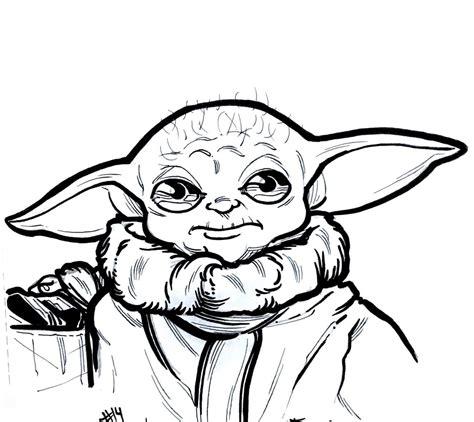Dibujos de Baby Yoda para colorear. Imprime gratis: Aprender como Dibujar Fácil, dibujos de A Bebe Yoda, como dibujar A Bebe Yoda para colorear