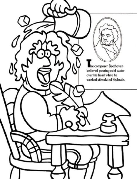 Actividades sobre Beethoven para niños – Mama XXI: Dibujar y Colorear Fácil con este Paso a Paso, dibujos de A Beethoven Para Niños, como dibujar A Beethoven Para Niños para colorear