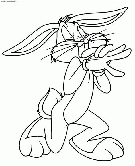Dibujos Sin Colorear: Dibujos de Bugs Bunny para Colorear: Dibujar y Colorear Fácil, dibujos de A Bob Bony, como dibujar A Bob Bony para colorear