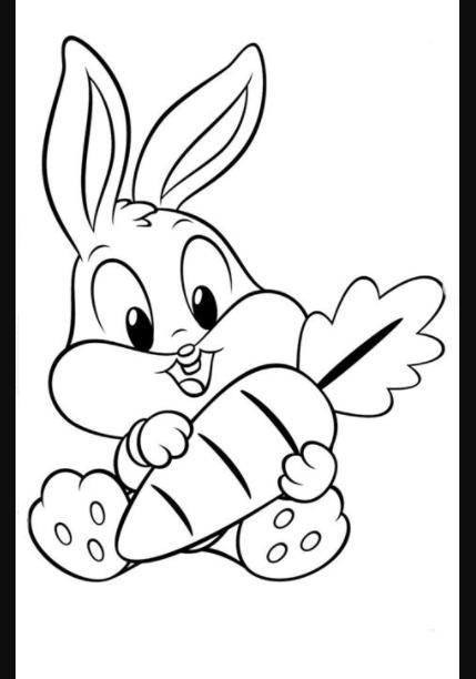 Dibujos de Bugs Bunny Bebe para colorear. pintar e: Aprende como Dibujar Fácil con este Paso a Paso, dibujos de A Bonny, como dibujar A Bonny para colorear e imprimir