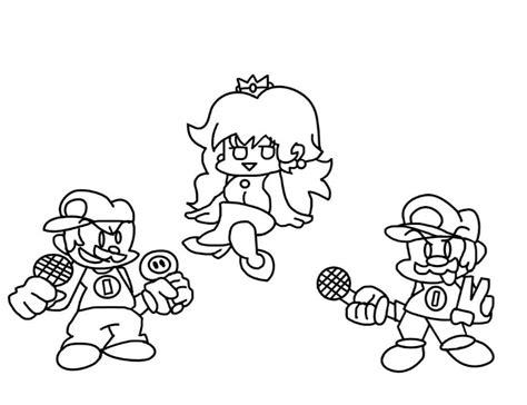Friday Night Funkin' Mario Edition | 🍄Super Mario🍄: Dibujar Fácil, dibujos de A Boyfriend Fnf, como dibujar A Boyfriend Fnf para colorear