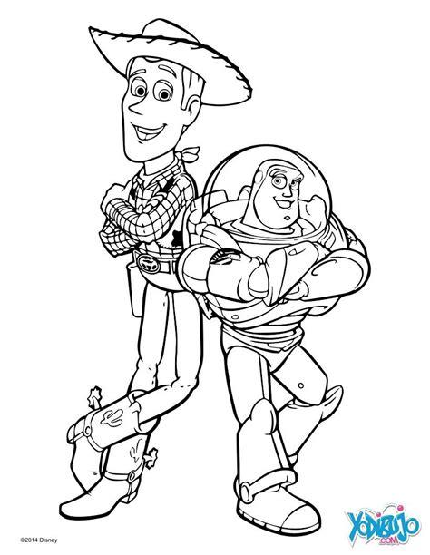 Dibujo para colorear : Woody y Buzz Lightyear | Cartoon: Dibujar y Colorear Fácil con este Paso a Paso, dibujos de A Buddy Toy Story, como dibujar A Buddy Toy Story paso a paso para colorear