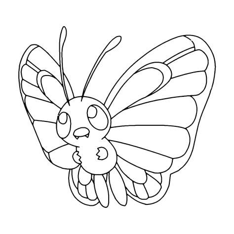 Pokémon - Gen. 1 - Butterfree - 12 - Coleottero volante: Aprende a Dibujar y Colorear Fácil con este Paso a Paso, dibujos de A Butterfree, como dibujar A Butterfree para colorear e imprimir