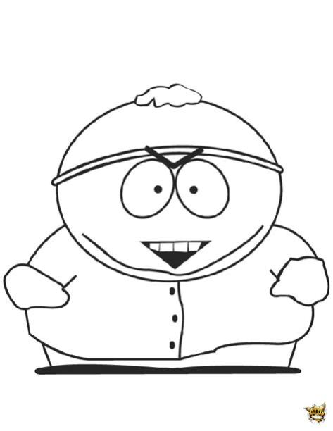 Cartman est un coloriage de South Park: Dibujar y Colorear Fácil con este Paso a Paso, dibujos de A Cartman, como dibujar A Cartman para colorear