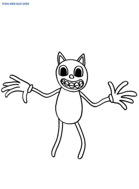 Dibujos de Cartoon Cat para colorear para imprimir gratis: Aprende a Dibujar y Colorear Fácil, dibujos de A Cartoon Cat, como dibujar A Cartoon Cat para colorear e imprimir