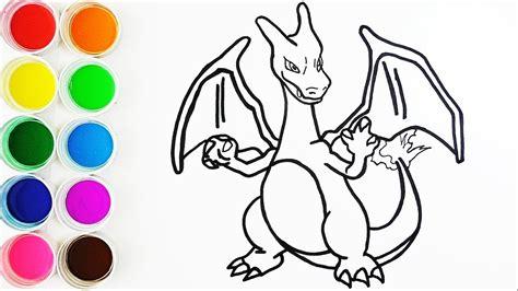 Cómo Dibujar y Colorear Charizard de Pokemon - Dibujos: Aprender a Dibujar Fácil, dibujos de A Charizard Vmax, como dibujar A Charizard Vmax para colorear e imprimir