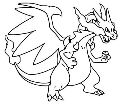Dibujo para colorear Pokémon megaevolucionados : Mega X: Dibujar y Colorear Fácil, dibujos de A Charizard X, como dibujar A Charizard X para colorear
