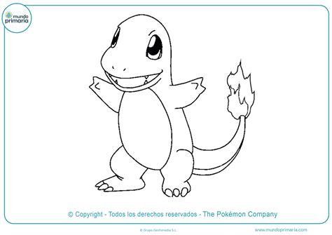 Dibujos de Pokémon para Colorear【Fáciles de Imprimir】: Dibujar y Colorear Fácil con este Paso a Paso, dibujos de A Charmander Pokemon, como dibujar A Charmander Pokemon paso a paso para colorear