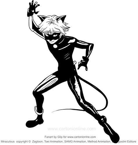 Miraculous Dibujos De Ladybug Y Cat Noir Para Colorear: Aprender a Dibujar y Colorear Fácil con este Paso a Paso, dibujos de A Chat Noir, como dibujar A Chat Noir para colorear