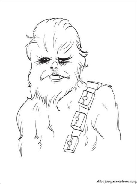 Dibujo Star Wars Chewbacca para colorear | Dibujos para: Dibujar Fácil con este Paso a Paso, dibujos de A Chewaca, como dibujar A Chewaca para colorear