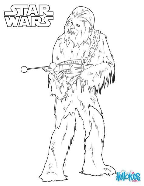 Dibujos para colorear chewbacca episodio 7 - es.hellokids.com: Aprender como Dibujar y Colorear Fácil, dibujos de A Chewbacca, como dibujar A Chewbacca para colorear e imprimir