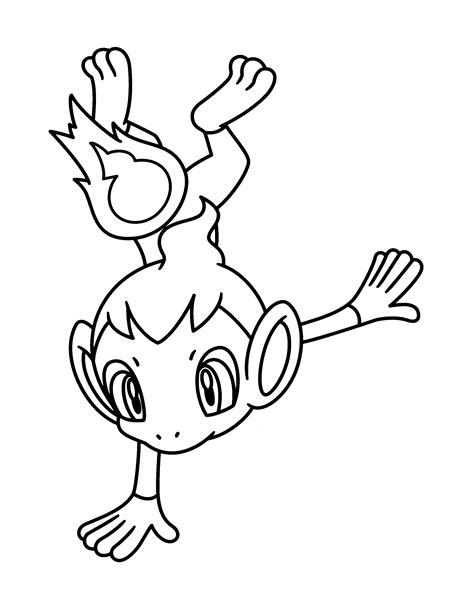 Pokemon para colorear Chimchar - Imagui: Dibujar Fácil con este Paso a Paso, dibujos de A Chimchar, como dibujar A Chimchar para colorear e imprimir