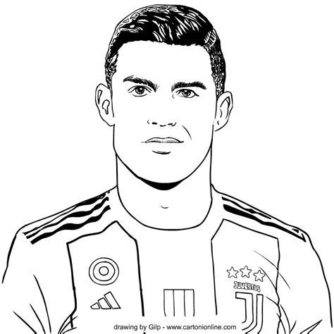 Ronaldo Juventus Coloring Pages - Hd Football: Dibujar y Colorear Fácil con este Paso a Paso, dibujos de A Cr7 En La Juventus, como dibujar A Cr7 En La Juventus paso a paso para colorear