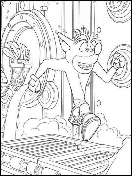 Dibujos para Dibujar Crash Bandicoot 28: Dibujar Fácil con este Paso a Paso, dibujos de A Crash Bandicoot, como dibujar A Crash Bandicoot paso a paso para colorear