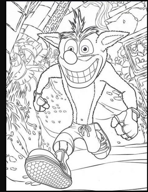 Crash Bandicoot para Dibujar 33: Dibujar Fácil con este Paso a Paso, dibujos de A Crash Bandicoot, como dibujar A Crash Bandicoot para colorear