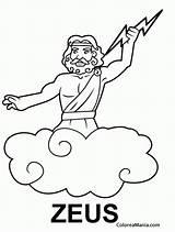 Colorear Zeus. hijo de Cronos y Rea 5 (Mitología Griega: Aprender como Dibujar Fácil, dibujos de A Crono, como dibujar A Crono para colorear e imprimir