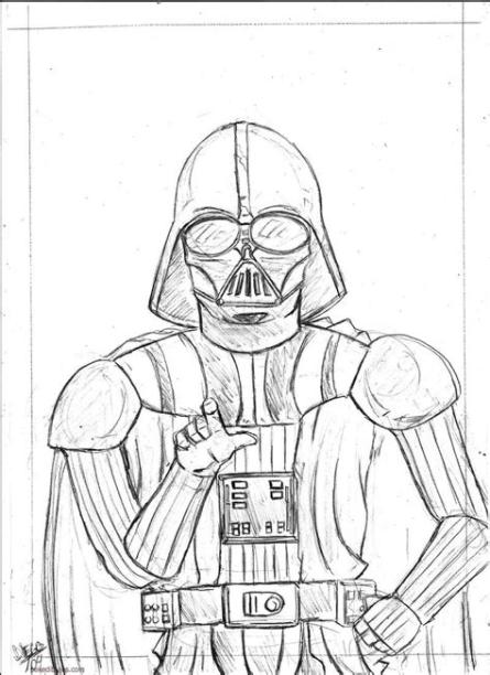 Darth Vader Para Colorear : Darth Vader: darth vader: Aprender como Dibujar Fácil, dibujos de A Darth Vader Kawaii, como dibujar A Darth Vader Kawaii para colorear