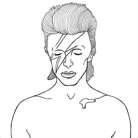 David Bowie (Persona famosa) – Colorear dibujos gratis: Aprender como Dibujar y Colorear Fácil, dibujos de A David Bowie, como dibujar A David Bowie paso a paso para colorear