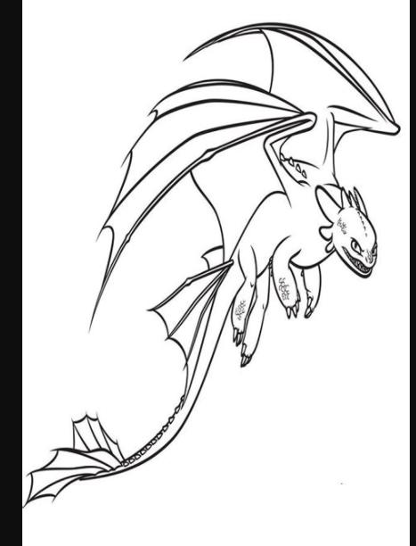 Dibujos para colorear cómo entrenar a tu dragón: Aprender a Dibujar Fácil, dibujos de A Desdentado Dragon, como dibujar A Desdentado Dragon para colorear