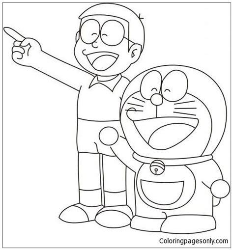 Dibujos Para Colorear Doraemon Y Nobita: Aprende a Dibujar Fácil, dibujos de A Doraemon Y Nobita, como dibujar A Doraemon Y Nobita para colorear e imprimir