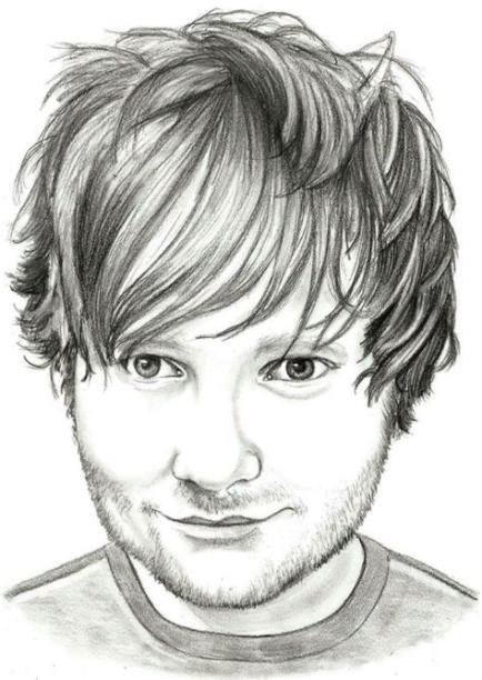Ed Sheeran | Retrato. Desenhos. Ed sheeran: Dibujar Fácil, dibujos de A Ed Sheeran, como dibujar A Ed Sheeran paso a paso para colorear