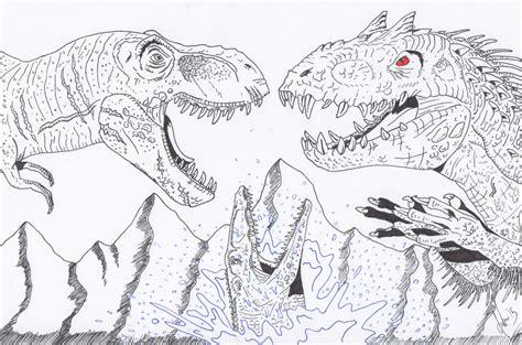 Imagenes De Jurassic World Indominus Rex Para Colorear: Aprende a Dibujar Fácil con este Paso a Paso, dibujos de A El Indominus Rex, como dibujar A El Indominus Rex para colorear