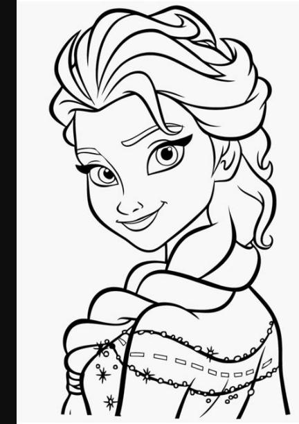 Elsa para colorear 🥇 ¡DIBUJOS para imprimir y pintar!: Aprender como Dibujar Fácil con este Paso a Paso, dibujos de A Elsa, como dibujar A Elsa para colorear