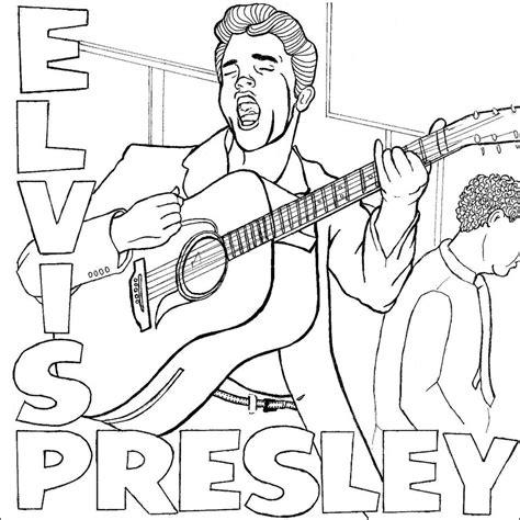 Dibujos de Elvis Presley para imprimir y pintar | Colorear: Aprender a Dibujar y Colorear Fácil, dibujos de A Elvis Presley, como dibujar A Elvis Presley para colorear e imprimir