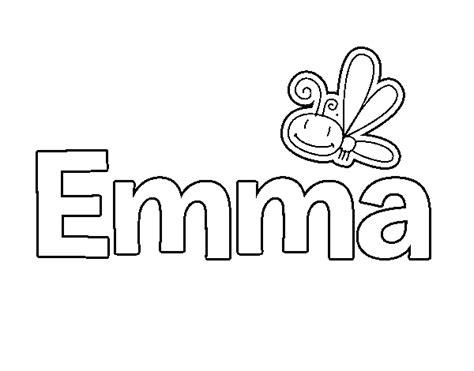 Dibujo de Emma para Colorear - Dibujos.net: Dibujar Fácil con este Paso a Paso, dibujos de A Emma, como dibujar A Emma paso a paso para colorear