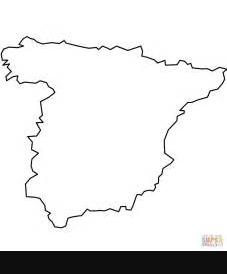 Dibujo de Mapa de España para colorear | Dibujos para: Aprende como Dibujar Fácil con este Paso a Paso, dibujos de A España, como dibujar A España paso a paso para colorear
