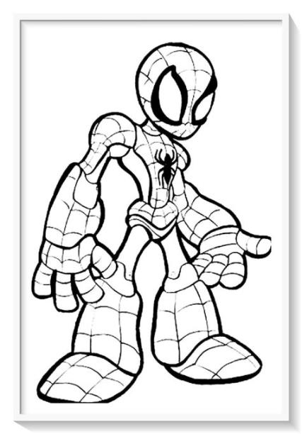 carro de spiderman para colorear - 🥇 Dibujo imágenes: Aprender a Dibujar Fácil, dibujos de A Espiderman, como dibujar A Espiderman para colorear