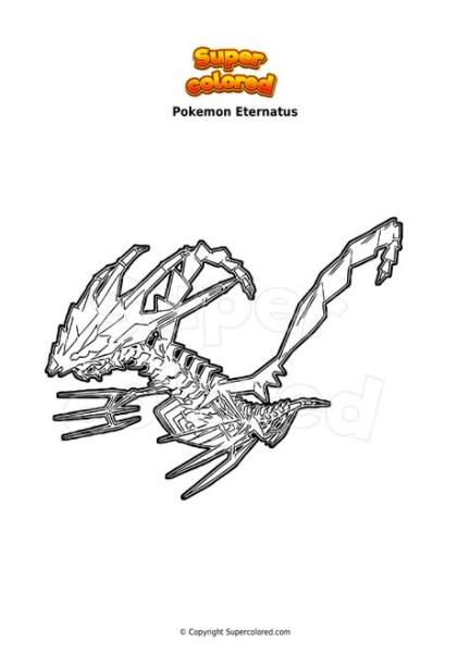 Dibujo para colorear Pokemon Frillish Hembra: Aprende como Dibujar Fácil con este Paso a Paso, dibujos de A Eternatus, como dibujar A Eternatus para colorear