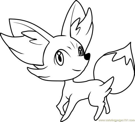 Fennekin Pokemon Coloring Page for Kids - Free Pokémon: Dibujar Fácil, dibujos de A Fennekin, como dibujar A Fennekin paso a paso para colorear