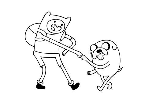 Finn and Jake cartoons coloring pages for kids. printable: Dibujar Fácil, dibujos de A Finn Y Jake, como dibujar A Finn Y Jake para colorear