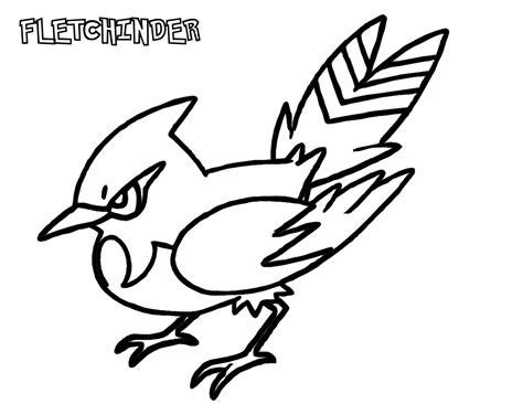 Desenho de Fletchinder de Pokemon para colorir - Tudodesenhos: Dibujar Fácil con este Paso a Paso, dibujos de A Fletchinder, como dibujar A Fletchinder paso a paso para colorear
